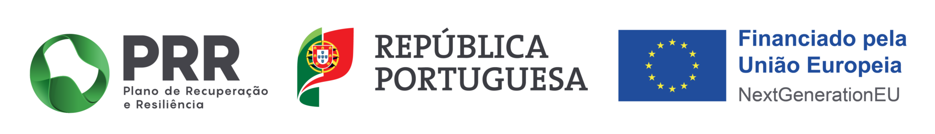 PRR &ndash; Plano de Recupera&ccedil;&atilde;o e Resili&ecirc;ncia | Rep&uacute;blica Portuguesa | Financiado pela Uni&atilde;o Europeia &ndash; NextGenerationEU